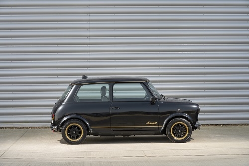 David Brown Automotive partners with Marshall Amplification to create ultra-exclusive Mini Remastered Marshall Edition