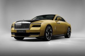 Rolls-Royce unveils Spectre, the brand's first entirely electric vehicle.