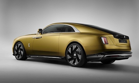 Rolls-Royce unveils Spectre, the brand's first entirely electric vehicle.