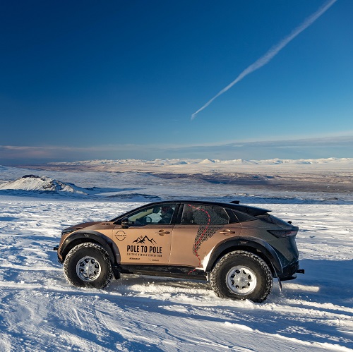 All-electric Nissan Ariya to go from Pole to Pole - Iceland Testing