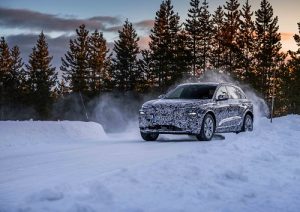 Audi tests the production-oriented Q6 e-tron prototype in the far north