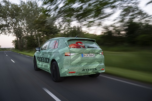 The all-electric Škoda Elroq