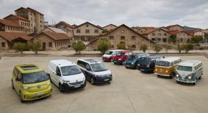 All VW Bus generations from 1950 to today